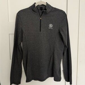 Bogner Charcoal Quarter Zip Ski Long Sleeve Top